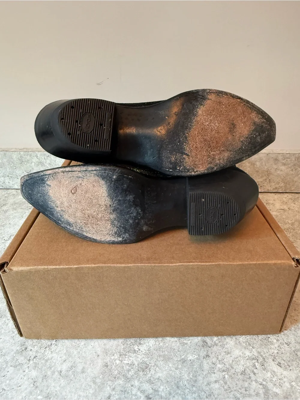 Kemo Sabe Grit Black Sparkle Lizzy Short Cowboy Boot